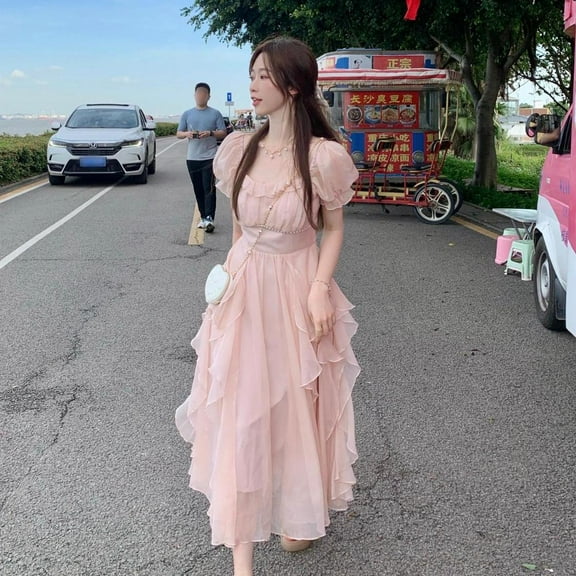 Elegant French-Inspired Evening Dress, Sexy & Graceful for Wedding & Party