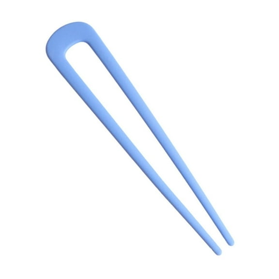 Elegant French U Shaped Metal Hairpin Fork for Women's Hairstyling Updo Bun Accessory