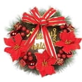 thumbnail image 1 of Elegant Front Door Wreath for Year Round with Realistic Greenery and Floral, 1 of 3