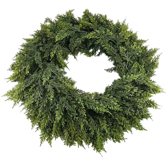 Elegant For Front Door Year Round Seasonal Hanging Ornament With Realistic Greenery And For Indoor Outdoor Home Wall Window Live for Christmas Memorial Day for Cemetery Signs for for Outdoors Holiday