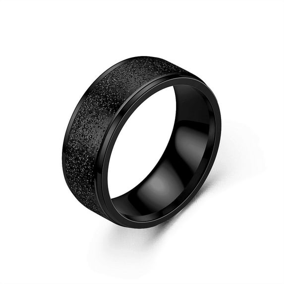 Elegant Frosted Couple Ring in Adjustable Size for Fashion Enthusiasts
