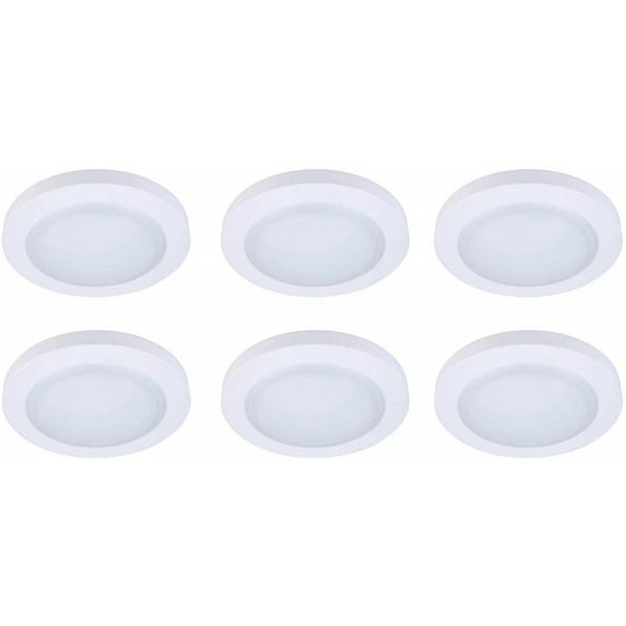 Elegant Furniture 6 INCH DISK LIGHT, 5000k, 115?, CRI90, ETL, 16.5W, 75W EQUIVALENT, 50000HRS, LM1000, DIMMABLE, 5 YEARS WARRANTY, INPUT VOLTAGE 120V