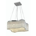 thumbnail image 1 of Elegant Furniture Influx 16 light Chrome Pendant Clear Royal Cut Crystal, 1 of 2