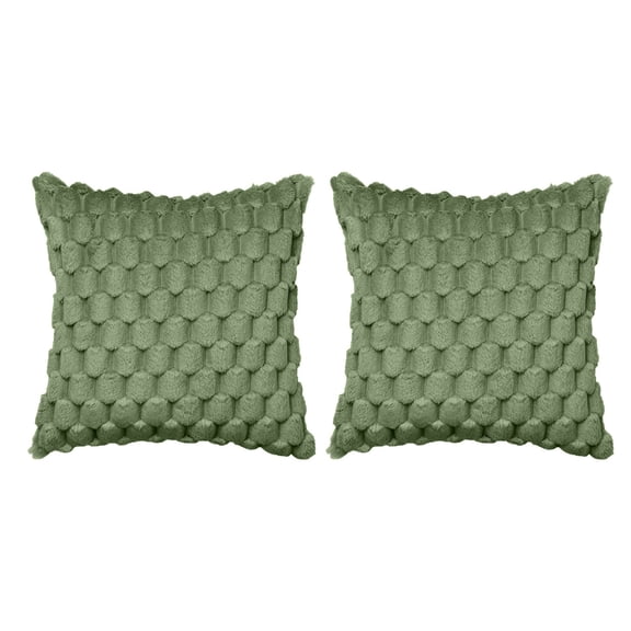 Elegant Furs Pillow Slip 3D Soft Plushes Pineapple Grid Turtles Pattern Texture Comfort
