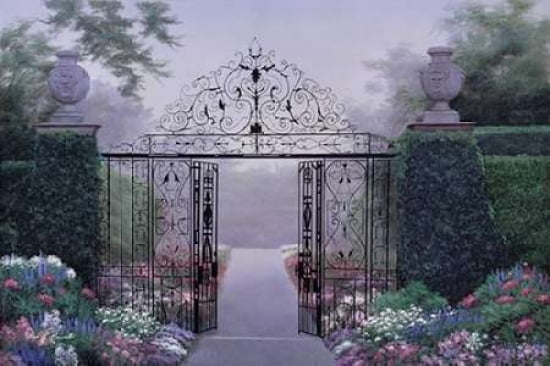 Elegant Garden Canvas Art - Diane Romanello (20 x 28)