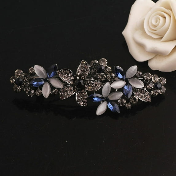 Elegant Gemstone Hair Clip For Women Barrettes Hairpin Side Accessories Hair Care