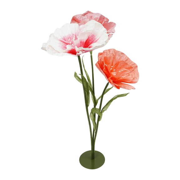 Elegant Giant Artificial Flowers Large Artificial Flowers w/Stems&Base, Wedding Huge Artificial Flower