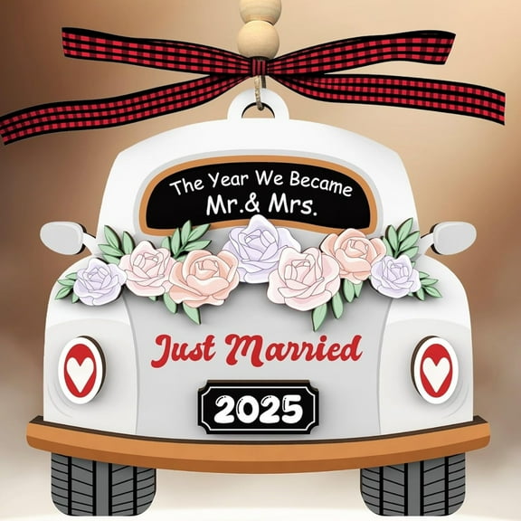 Elegant Gifts for the Bride's Shower and Gift-giving Party, Handcrafted Wooden Decorative Items for Home Decor, Rustic Wedding Celebration Keepsake Ornaments