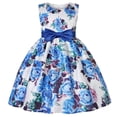 thumbnail image 1 of Elegant Girls' Floral Print Dress Evening Performance Dress, Holiday Performance Dress Princess Dress Special Occasion Dress Princess Dresses, 1 of 6