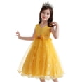 thumbnail image 1 of Elegant Girls' Special Occasion Princess Dresses for Embroidered Dress Girl's Evening Dress Yellow, 1 of 8