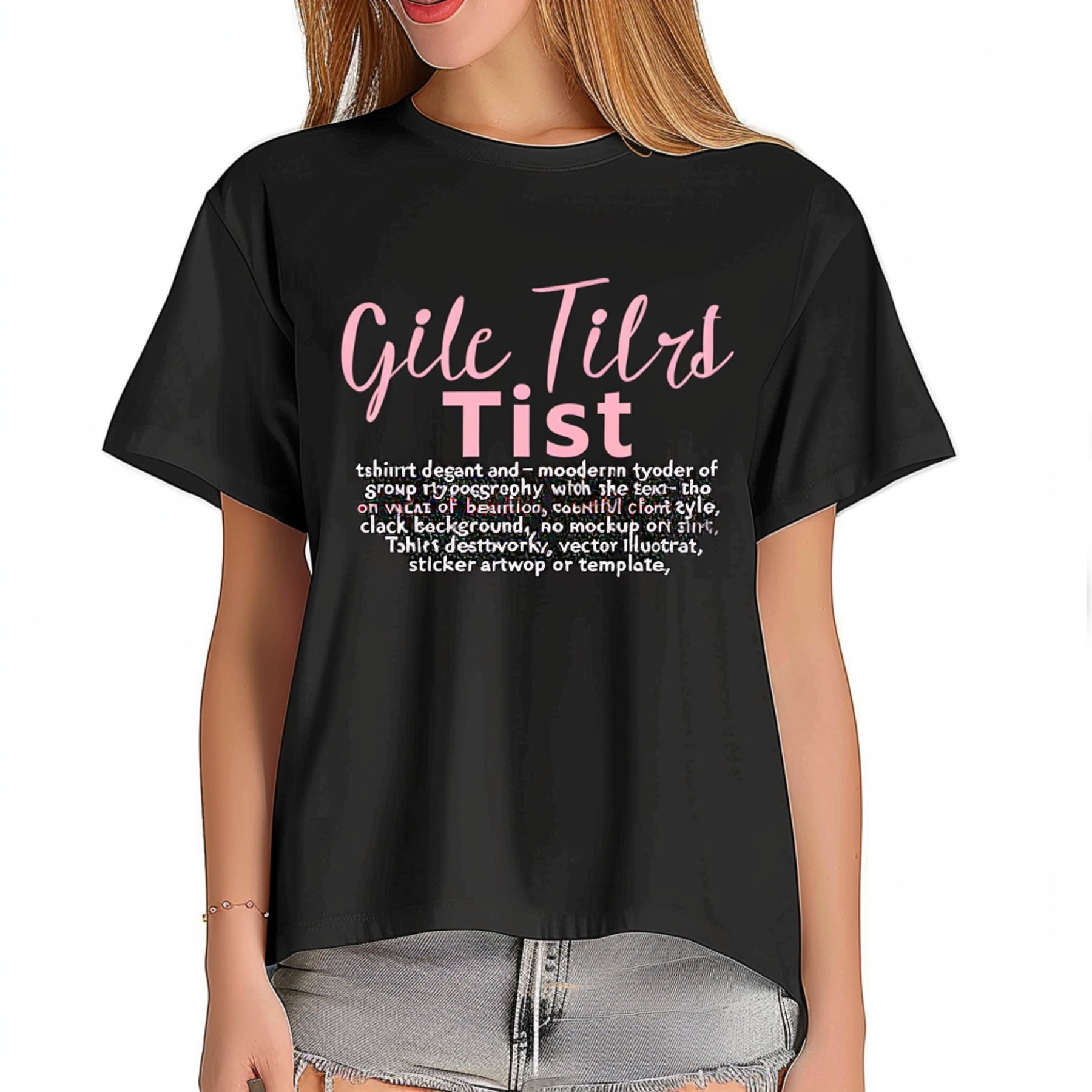 Elegant Girls Trip Typography Design Modern Pink Letters Vacation Group ...