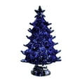 thumbnail image 1 of Elegant Glass Festive Holiday Tree for Desktop Tabletop Seasonal Celebration Decorations, 1 of 5