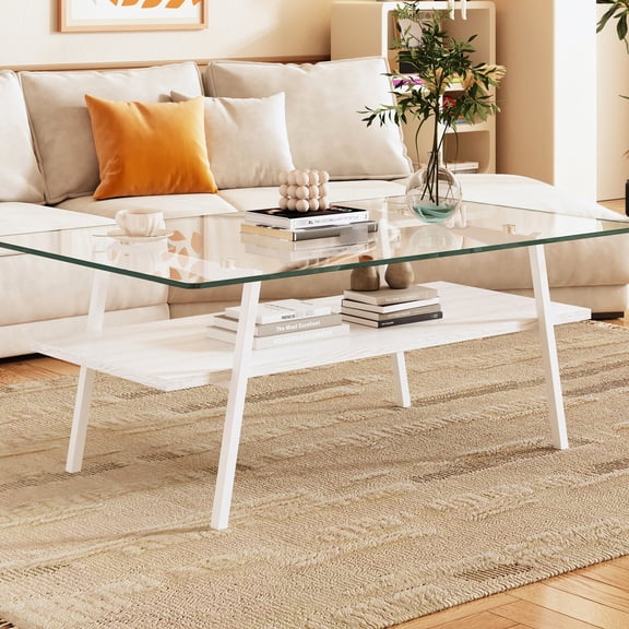 Elegant Glass Table / Complement Interior Styles / Easy Assembly