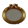 thumbnail image 1 of Elegant Gold Carved Photo Frame with Bow Wall Hanging And Tabletop Stand Home Office Wedding Decor Family Portrait Display Gift, A Picture Frame, 1 of 5