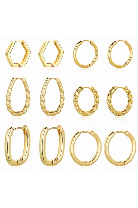 Elegant Gold Copper Hoop Earrings Durable, Stylish & Perfect for Every Outfit