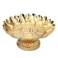 thumbnail image 1 of Elegant Gold Fruit Bowl & Tray - European Style Decorative Plate for Worship & Home, 1 of 9