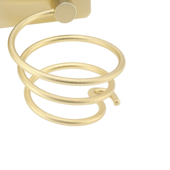 Elegant Gold Hair Dryer Shelf, Bathroom Storage Rack For Styling Tools, Home  Salon Décor