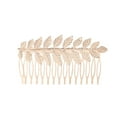 thumbnail image 1 of Elegant Gold Leaf Bridal Hair Comb Style Wedding Headpiece Boho Greek Hair Accessory for Women, 1 of 6