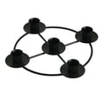 thumbnail image 1 of Elegant Gold Metal Advent Wreath Candle Holder Ring Stand For Home Decorations And Ceremonial Use With Five Candle Design, 1 of 5