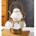 thumbnail image 1 of ☕✨ Elegant Gold-Rim Ceramic Cup & Saucer Set – Round Lip, Comfy Handle, Home Décor Must-Have – Dishwasher｜Microwave｜Freezer Safe 🎁, 1 of 9