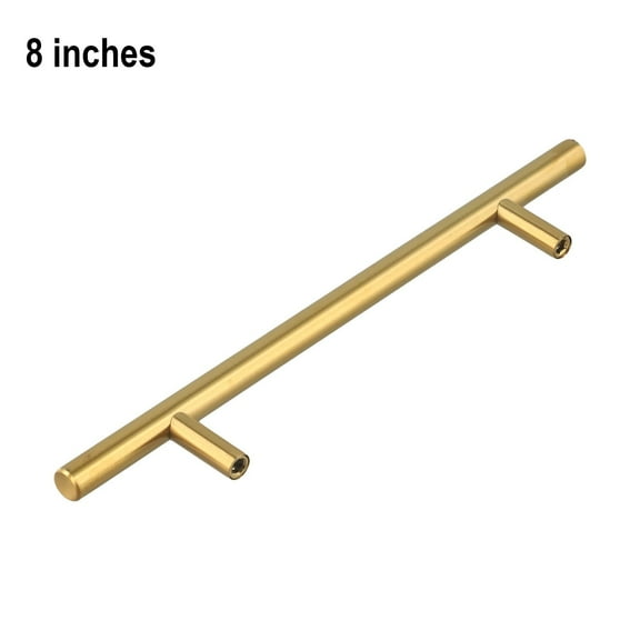 Elegant Gold Stainless Steel T Type Handle For Cabinet Doors And Wardrobes