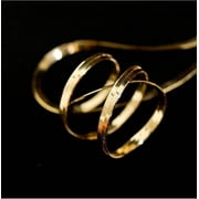 Elegant Gold-Tone Copper Chain Necklace   Minimalist Fashion Jewelry for Women