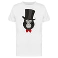 thumbnail image 1 of Elegant Gorilla In Top Hat T-Shirt Men -Image by Shutterstock, Male 3X-Large, 1 of 2