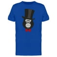 thumbnail image 1 of Elegant Gorilla In Top Hat T-Shirt Men -Image by Shutterstock, Male 4X-Large, 1 of 2