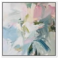 thumbnail image 1 of Elegant Green Abstract Canvas Modern Colorful Art by Art Remedy, White Frame, 30" x 30", 1 of 7