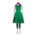 thumbnail image 1 of Elegant Green Dress Accessories Full Set of Female Halloween Party Costumes, 1 of 6