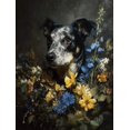 thumbnail image 1 of Elegant Greyhound Portrait Canvas Print Wall Art for Living Room Bedroom Office Dining Room Hallway Study Decor, 1 of 8
