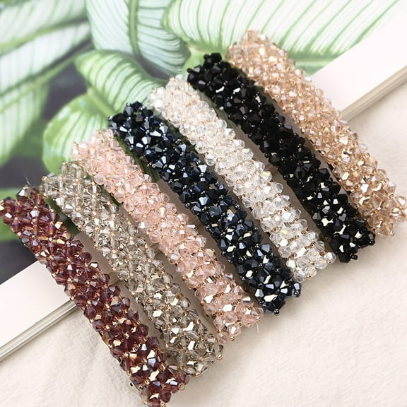 Elegant Hair Clips,Fashion Hair Barrettes for Women and Girls,Sparkly Glitter Rhinestone Flowers Hairpin,French Style Hair Clips,Vintage Hair Accessories for Women
