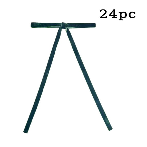 Elegant Handcrafted Dark Green Christmas Velvet Bows for Tree Wreath Xmas Home Wedding Outdoor Indoor Decorations