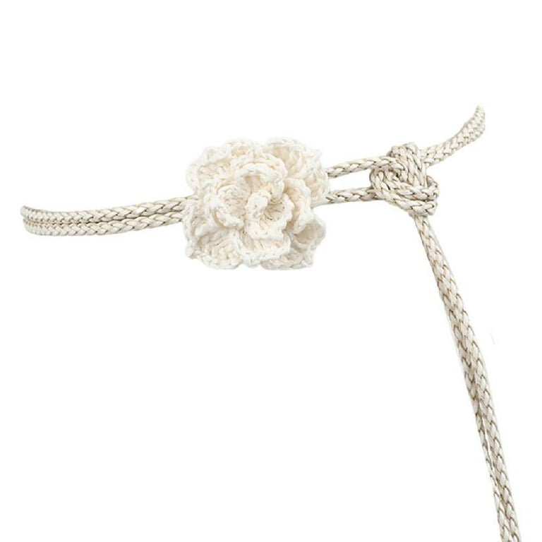 Elegant Handmade Braided Belt with Adjustable Length Crochet  display picture 3