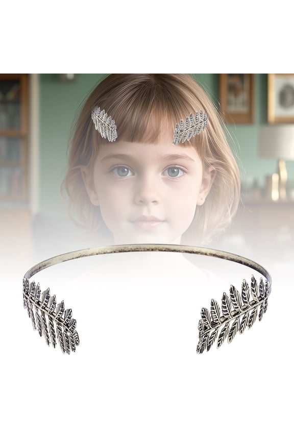 Elegant Head Chain European Style Leaf Headband Bridal Hair Accessories Floral Design for Weddings and Parties Women’s Stunning Ensemble