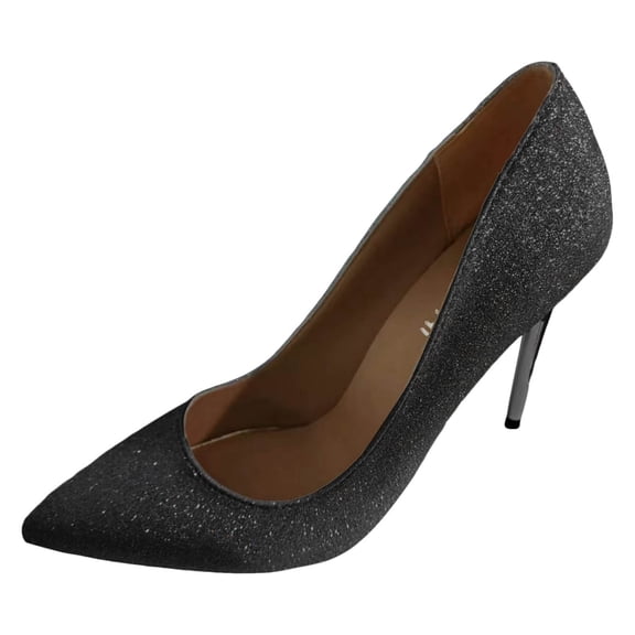 Elegant High Heels for Women Square Toe Pumps Women Heels Women's Solid Colour Cool Surface Large Size Fine Heel High Heels
