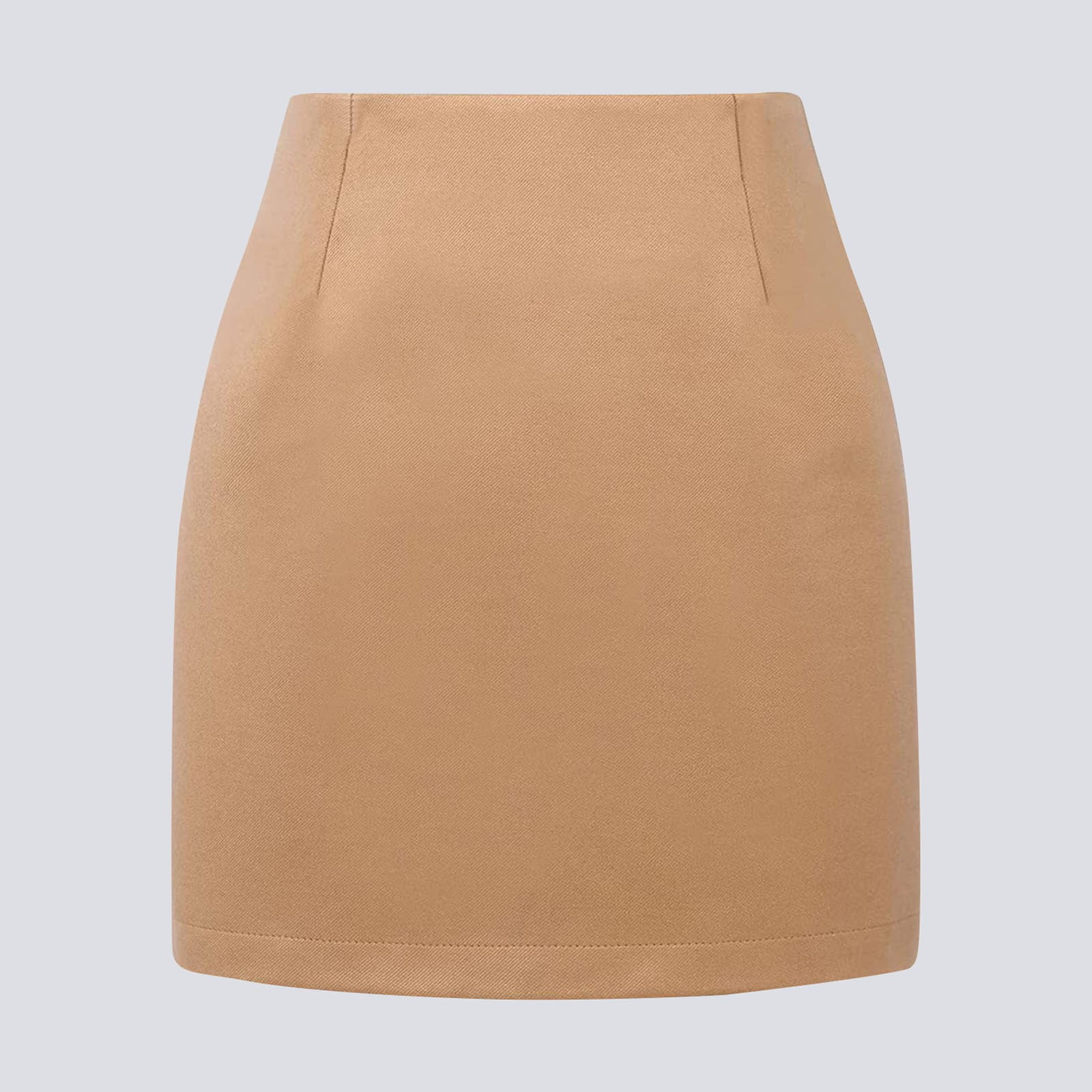 Elegant High Rise Pencil Midi Skirt For Women With Lettuce Photo Inspiration