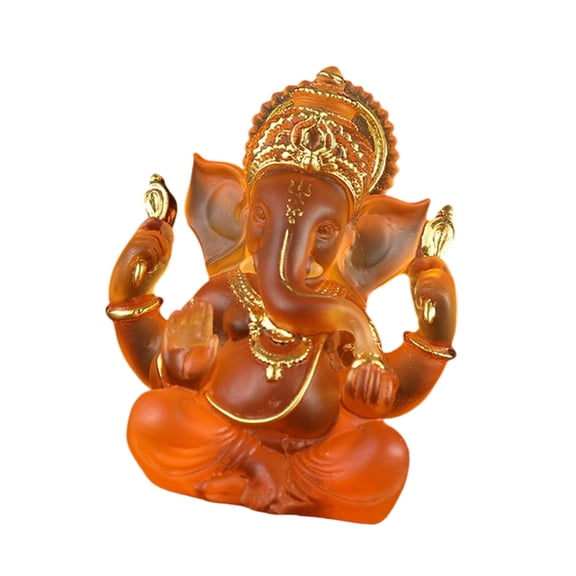 Elegant Hindu God Sculpture Resin Figurine Spiritual Shelf Accent Cultural Display Decor