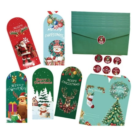 Elegant Holiday Season Greeting Card for Corporate Gifting With Envelope Sticker