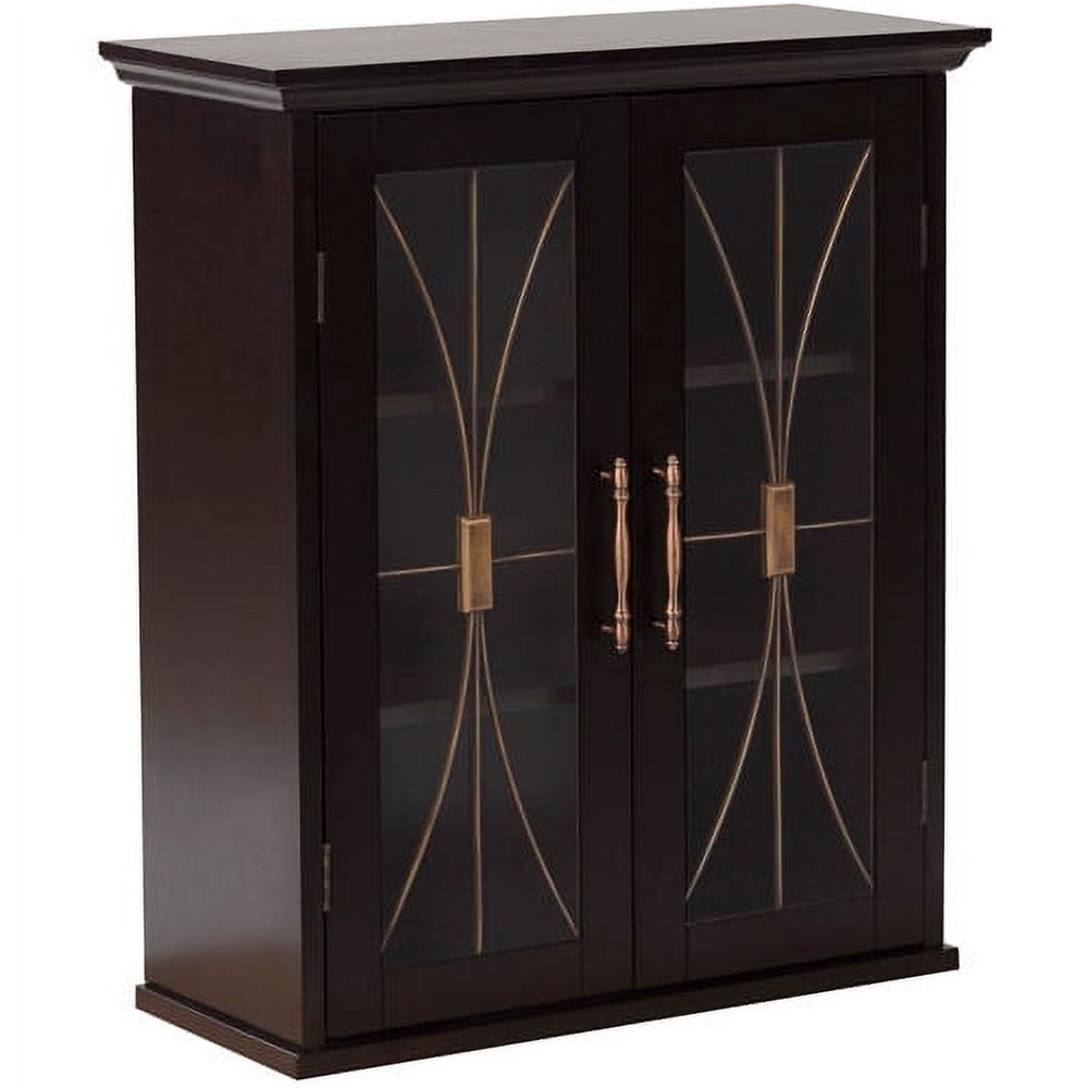 Elegant Home Fashions Alma Wall Cabinet, Espresso - image 1 of 3