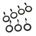 Elegant Home Fashions Window Curtain Rings (Set of 7)