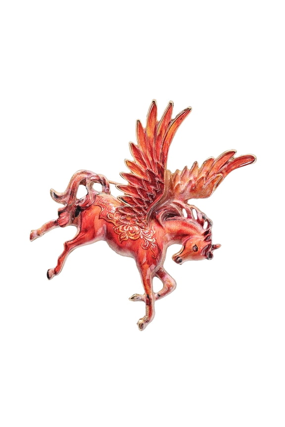 Elegant Horse Brooch Inspired Chinese Zodiacal Theme Classical Fashion Statement Gift Lapel Pin