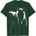thumbnail image 1 of Elegant Horse Silhouette Graphic Art Softstyle Unisex T-Shirt, 1 of 5