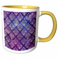 thumbnail image 1 of Elegant Image Of Gold Daffodil Damask On Purple Pattern 15oz Two-Tone Yellow Mug mug-341258-13, 1 of 3
