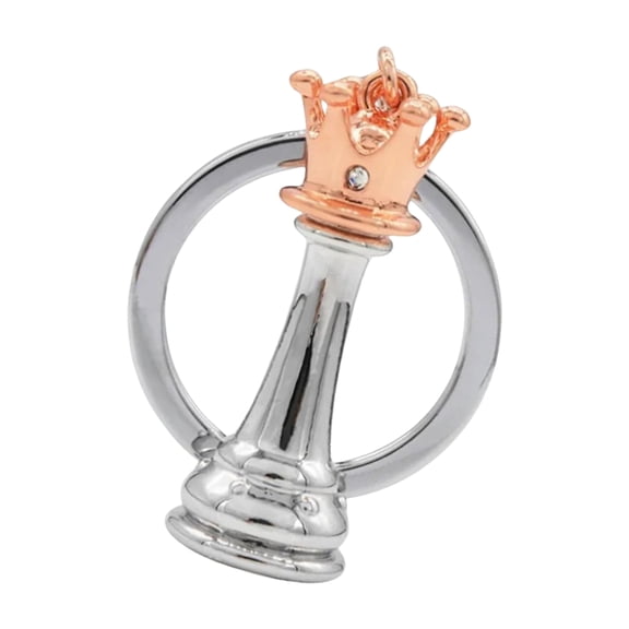 Elegant International Chess Keyring Queen King Chessman 3D Keychain Handmade Key Chain for Stylish Accessory Lovers