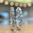 thumbnail image 1 of Elegant Jewelry Cubic Zircon 925 Silver Ring Engagement Party Ring Sz 6-10, 1 of 4