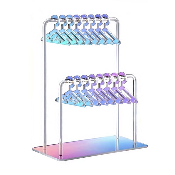 Elegant Jewelry Organizers Stand Necklace Earring Display Hanger Acrylic Jewelry Display Holder for Necklace