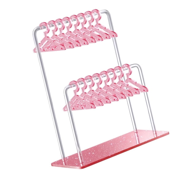 Elegant Jewelry Organizers Stand Necklace Earring Display Hanger Acrylic Jewelry Display Holder for Necklace