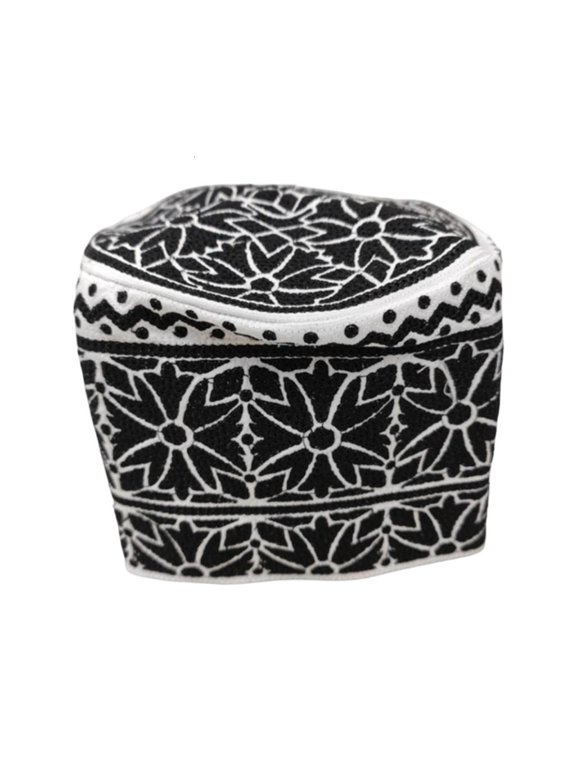 Elegant Jewish Prayer Kippah Cap Durable Embroidered Fabric Perfect for Weddings and Celebrations