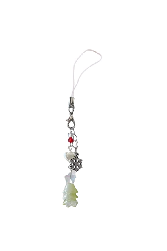 Elegant Keychain Delicate Beaded Phone Charm Personalized Keyring Accessory